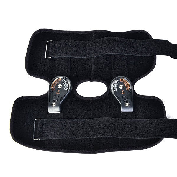 KneeFlex is easy to wear with strong Velcro straps.