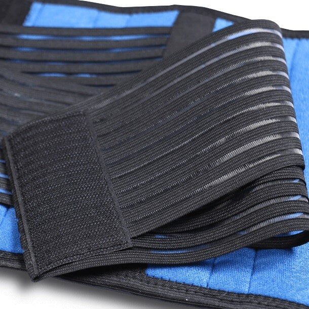 Closeup image of the Velcro tabs of LumbarExtreme.
