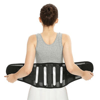 Thumbnail for LumbarLite has 4 metal strips inserted in 4 slots along the lower back to give optimum support.