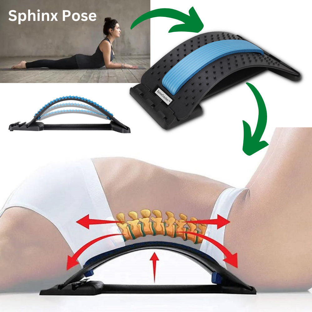 Relieve Sciatica Pain Without Discomfort: How the SpineCracker Improves Upon the Sphinx Pose