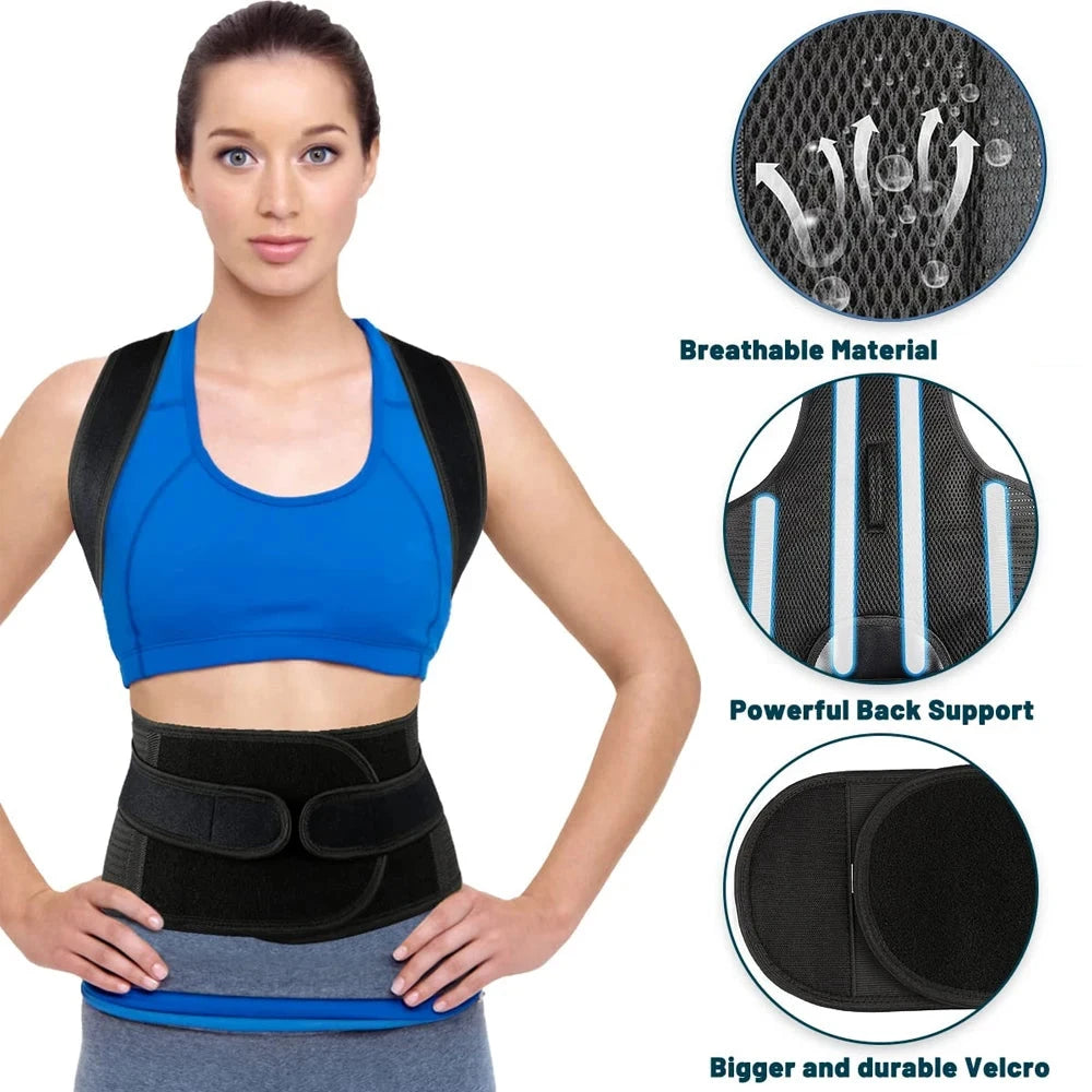 Posture Corrector with Lumbar Support