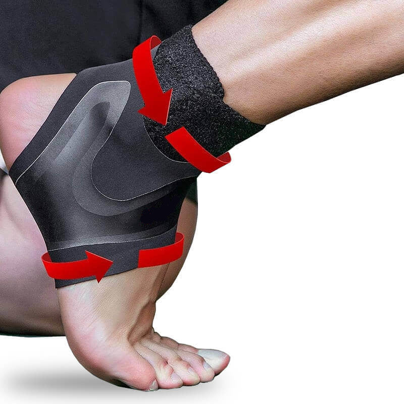 Ultra Thin Ankle Compression Sleeve includes strong Velcro for extra security and support.