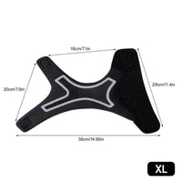 Thumbnail for Dimensions of Ultra Thin Ankle Compression Sleeve in XL size.