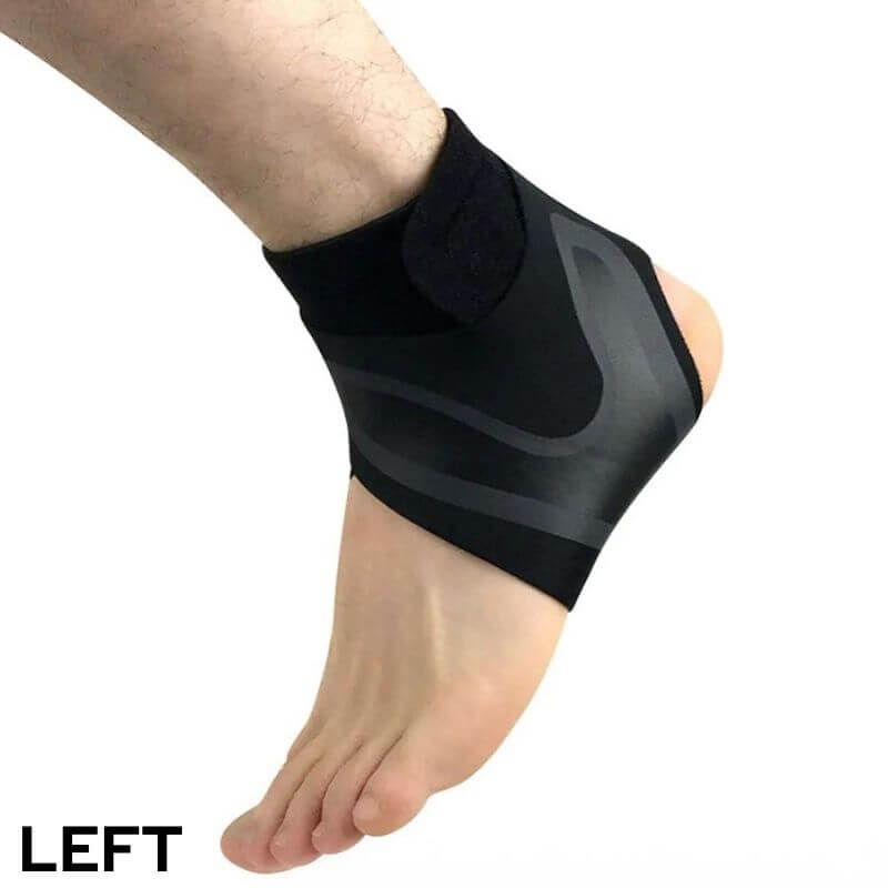 Image of left Ultra Thin Ankle Compression Sleeve.
