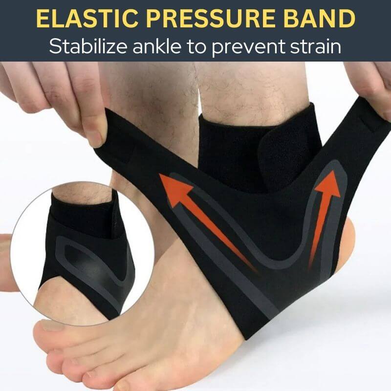 Ultra Thin Ankle Compression Sleeve helps in ankle stability.