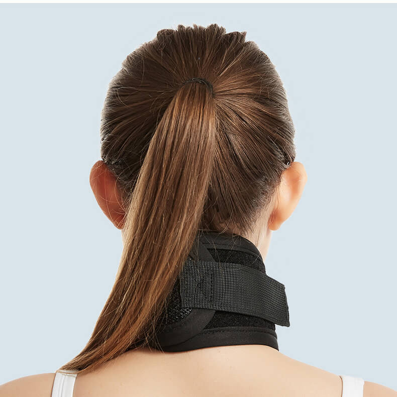 Image of the back view of the NeckEase neck brace.