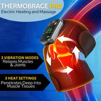 Thumbnail for Thermobrace Pro has three preset heat settings and three vibration modes.