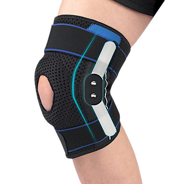 KneeMate is a knee brace with adjustable hinges that can be used to stabilize the knee and protect it from injuries while you enjoy your daily activities.