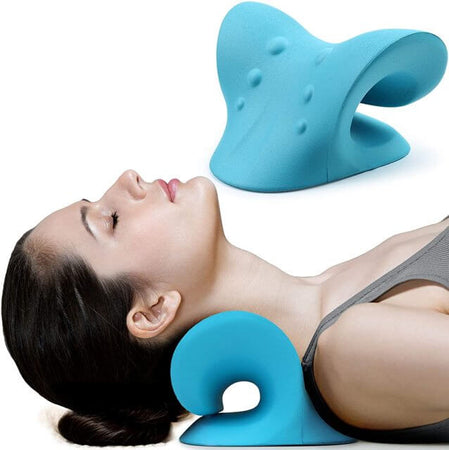 NeckAnvil helps to give you a relaxing neck traction that will ease pressure on nerves, relieving pain from your neck and shoulders, and reduce tension headaches.