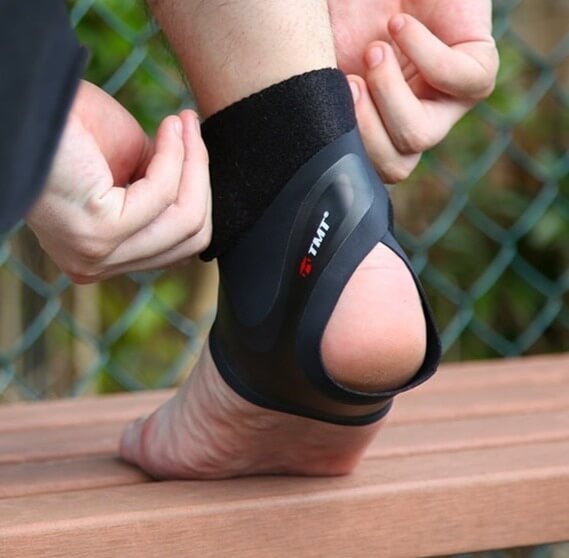Ultra Thin Ankle Compression Sleeve has an open heel design for stability