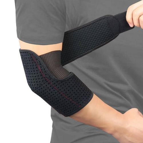 ElbowFX™ offers strong compression for pain relief and and protection from injuries.