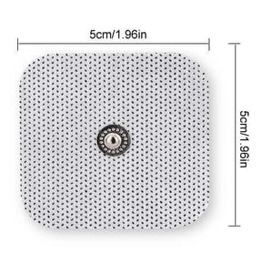 Image dimensions of the fifteen mode TENS device square electrode pad.