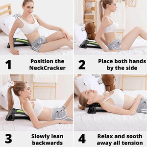 Instructions on how to use the NeckCracker.