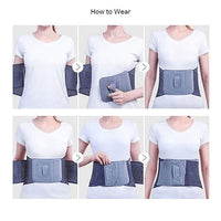 Thumbnail for Image showing how to wear LumbarFix back brace.