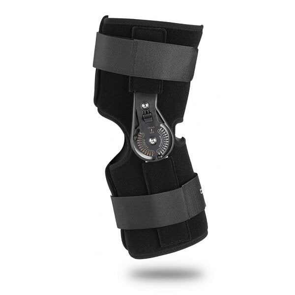 KneeFlex™ - Knee Brace with Adjustable Angle Plate – OrthoRelieve