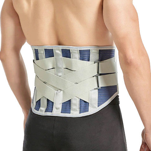 Image of a man wearing the LumbarForce back brace.