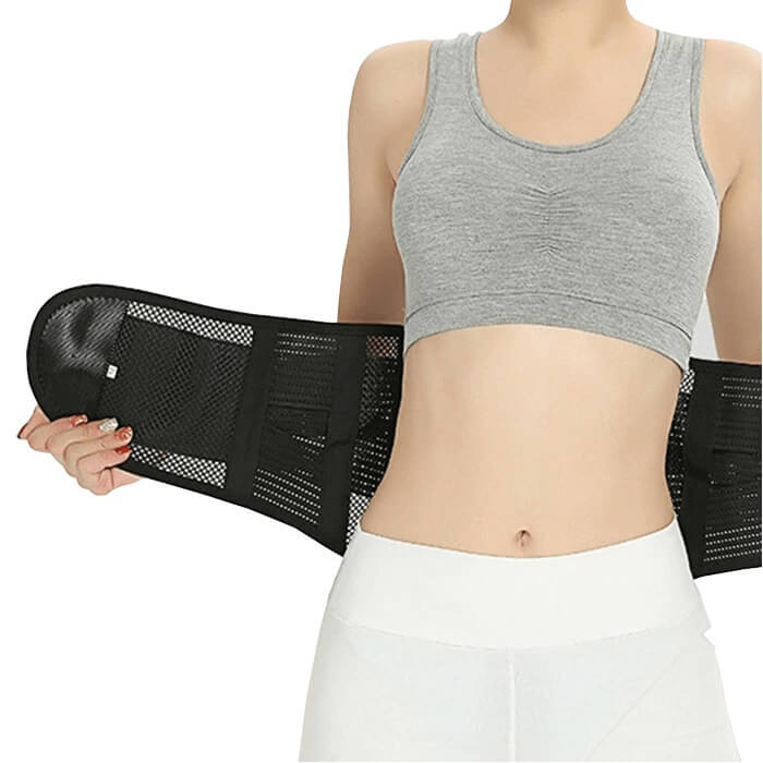 LumbarLite is made of mesh material that is breathable and cooling to the skin.