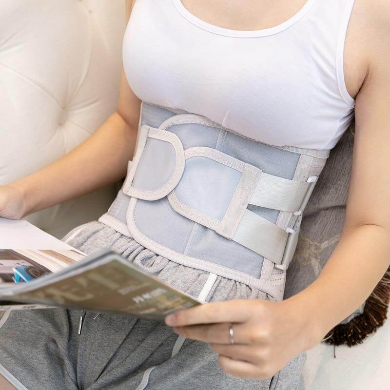 Lumbarmate can be worn while performing daily chores, doing computer work or relaxing on the couch