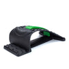 Image of the NeckCracker neck stretching device with the curvature set at the highest level for maximum traction.
