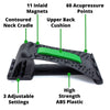 Info graphic of the NeckCracker and its features.