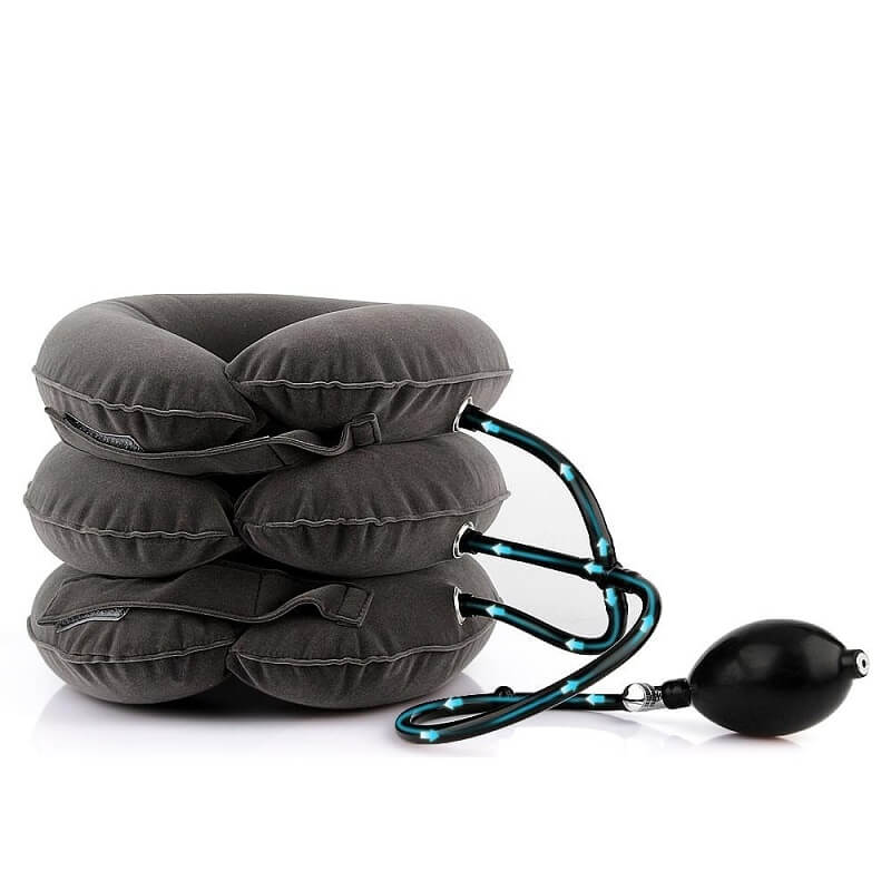 NeckMate cervical traction pillow when fully inflated.
