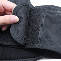 Thumbnail for Closeup image of the Velcro tabs of the posture corrector.