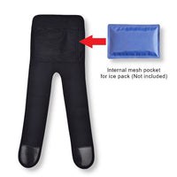 Thumbnail for ThermaKnee includes an internal mesh pocket that can be used to insert an ice pack for cold compress therapy if you wish.