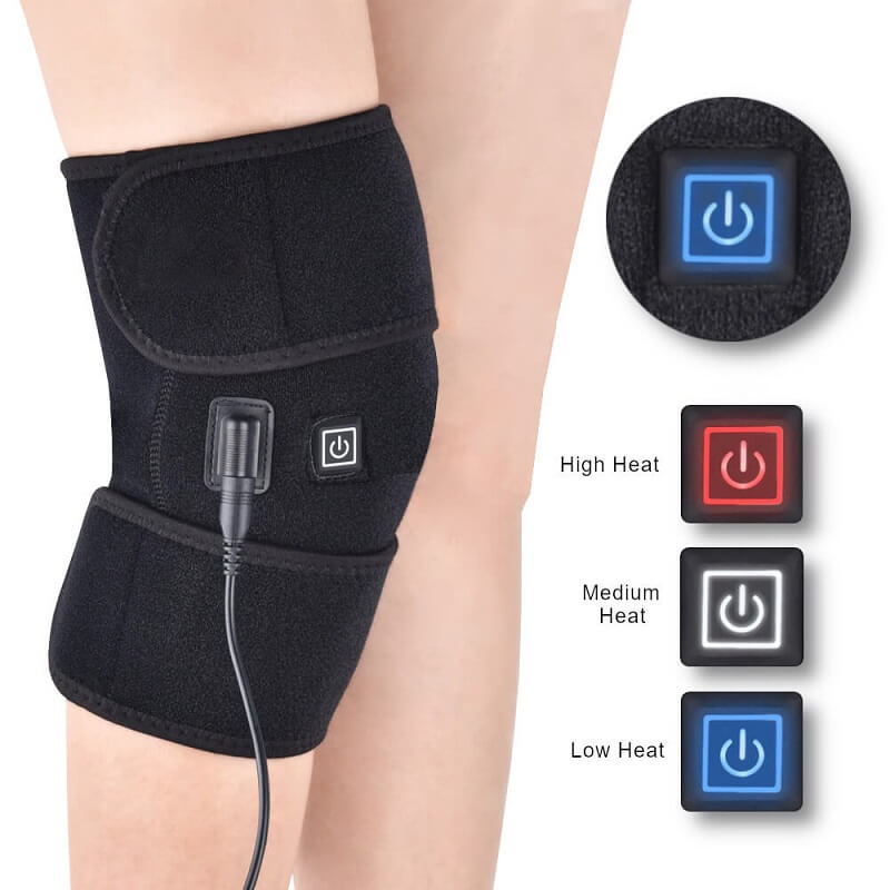 Electric Heating Knee Brace | Relieve Knee Pain with Hot Compress ...