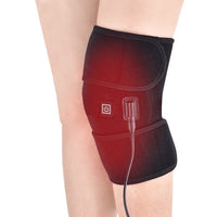 Thumbnail for An image of ThermaKnee, an electric heating knee brace that uses electrical power from your wall socket or USB cable to warm your knees and relieve knee pain.