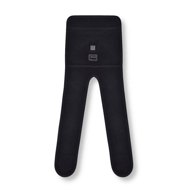 ThermaKnee is a single piece wrap around electric heating knee brace that is secured with strong Velcro.