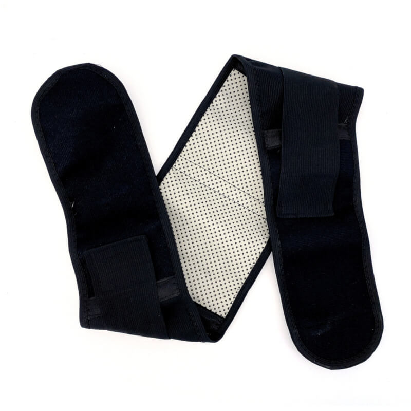Image showing the inner side of the Thermotherapy belt, which is covered with a self heating tourmaline pad.